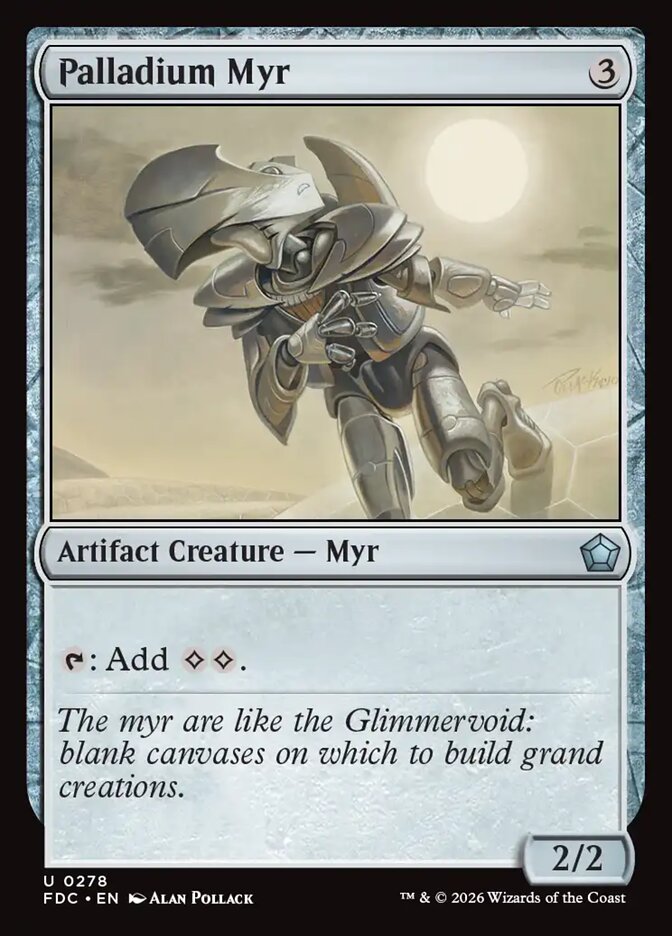 Palladium Myr (278) - Foundations Commander (FDC)