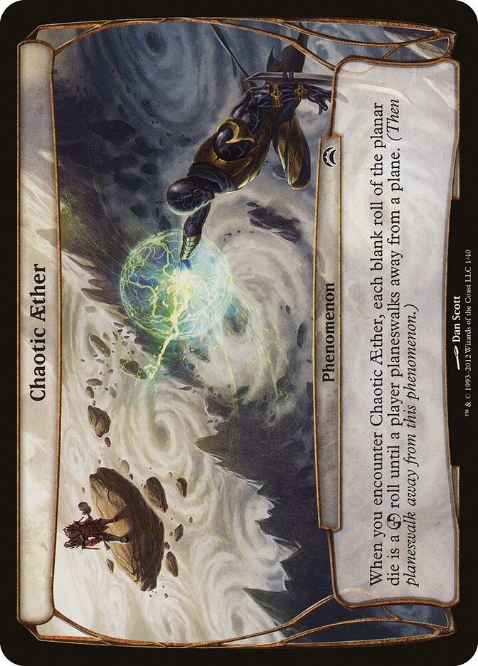 Chaotic Aether (1) - Planechase 2012 Planes (OPC2)