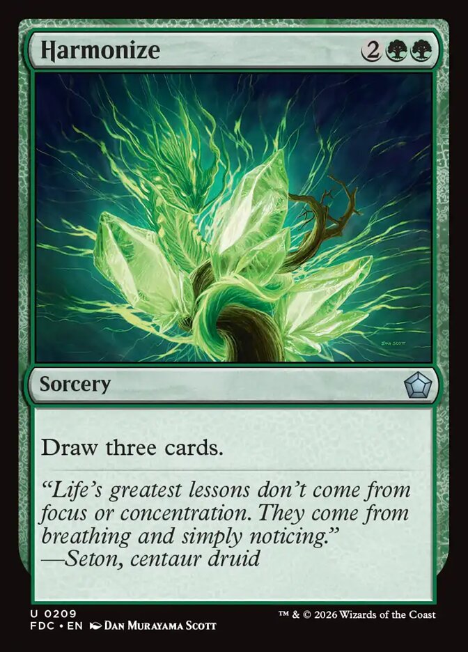 Harmonize (209) - Foundations Commander (FDC)
