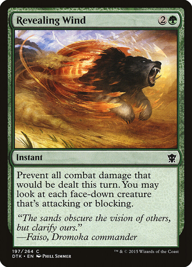 Revealing Wind (197) - Dragons of Tarkir (DTK)