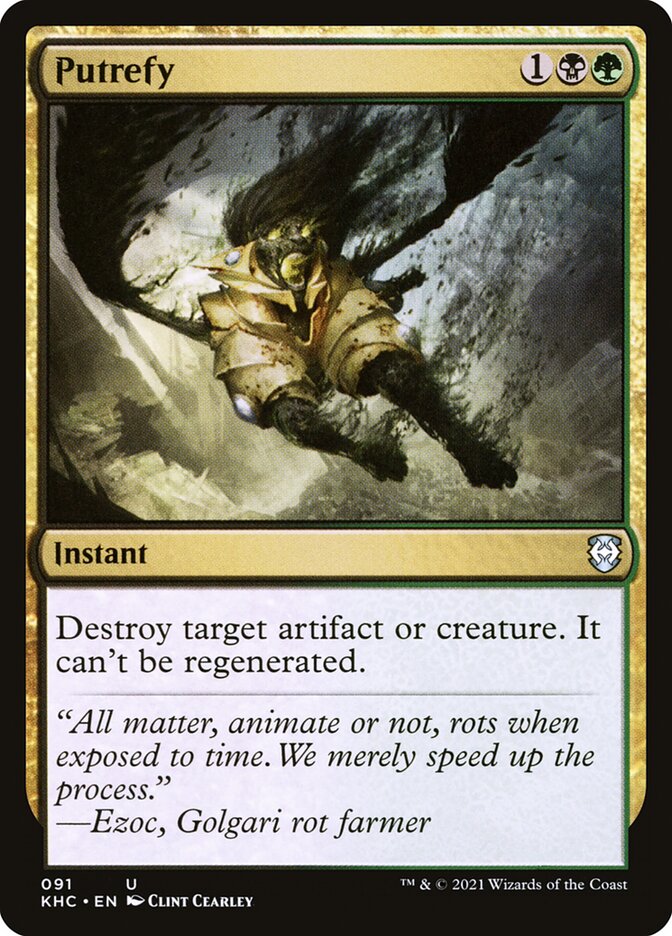 Putrefy (91) - Kaldheim Commander (KHC)