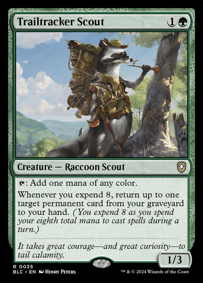 Trailtracker Scout (35) - Bloomburrow Commander (BLC)