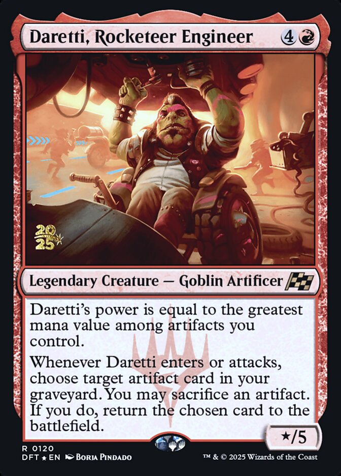 Daretti, Rocketeer Engineer (120s) - Aetherdrift Promos (PDFT)