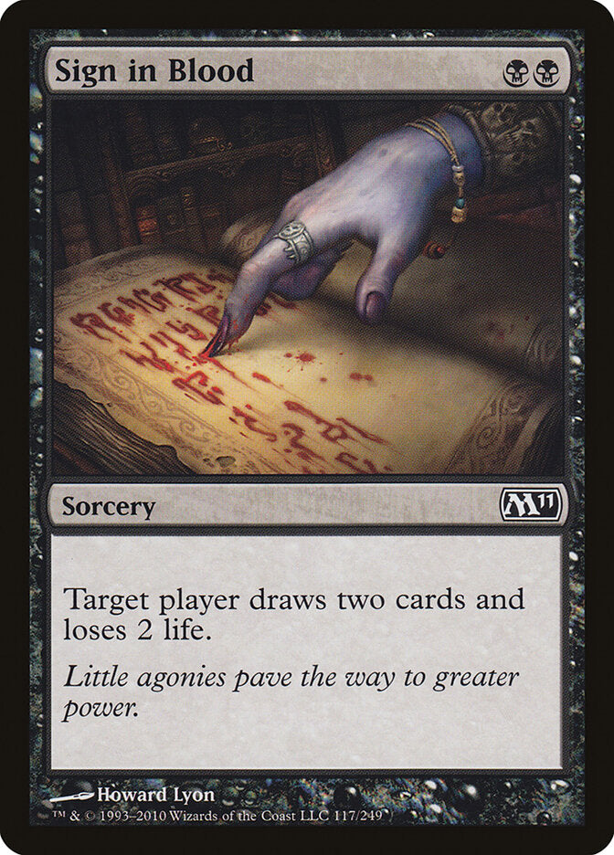Sign in Blood (117) - Magic 2011 (M11)