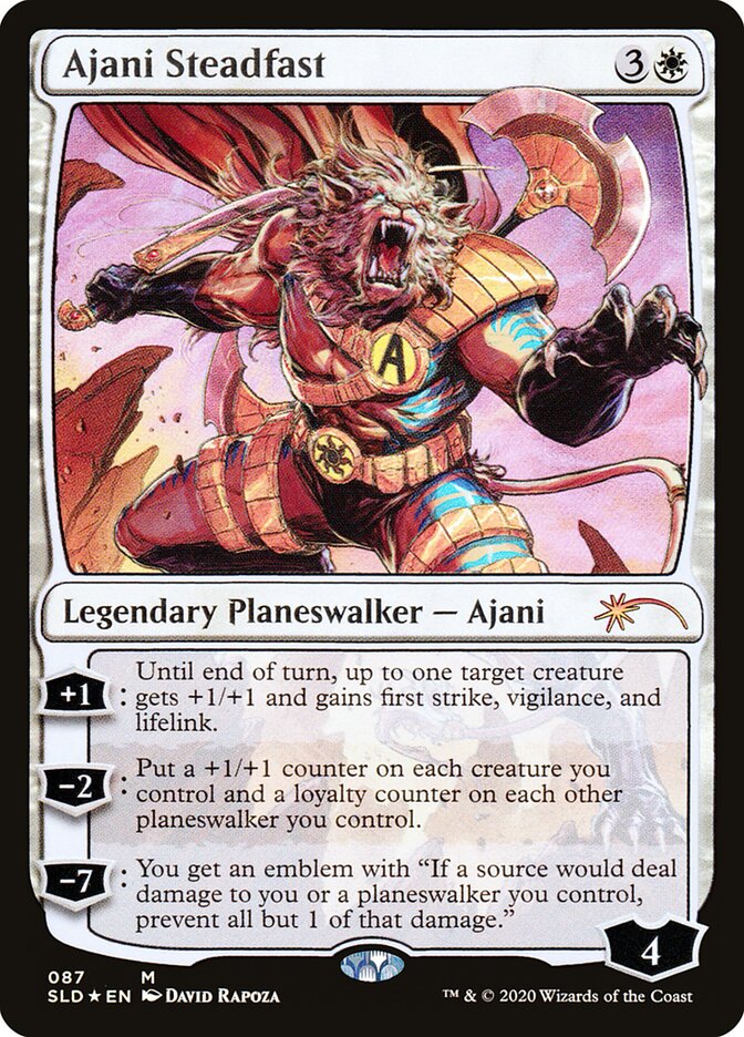 Ajani Steadfast (87) - Secret Lair Drop (SLD)