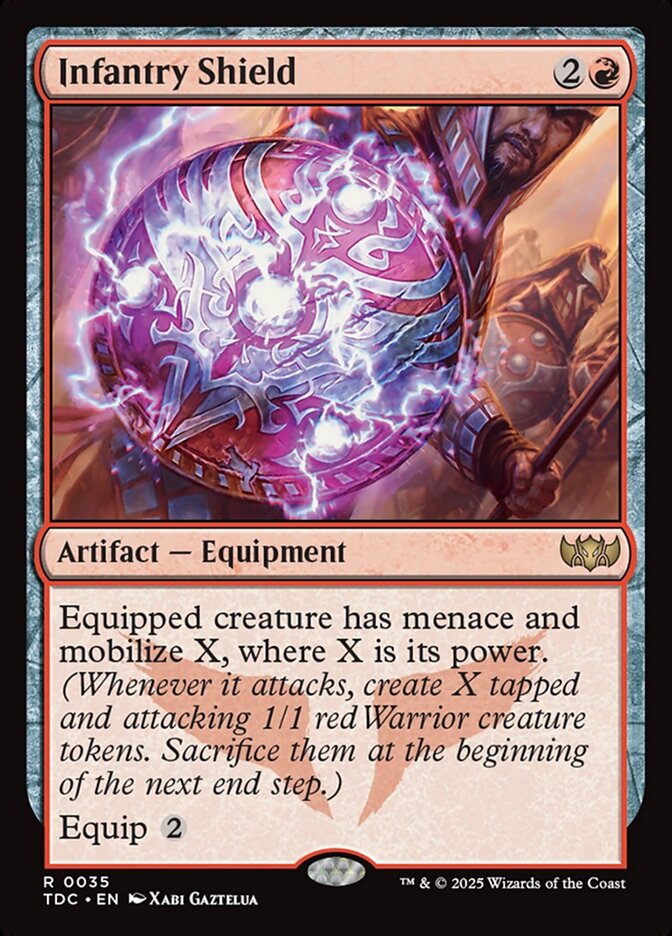 Infantry Shield (35) - Tarkir: Dragonstorm Commander (TDC)