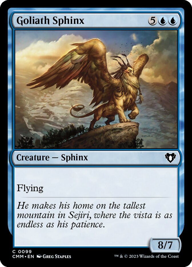 Goliath Sphinx (99) - Commander Masters (CMM)