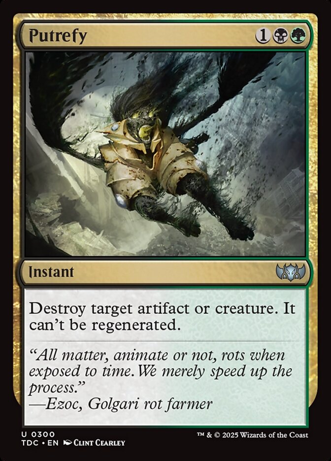 Putrefy (300) - Tarkir: Dragonstorm Commander (TDC)