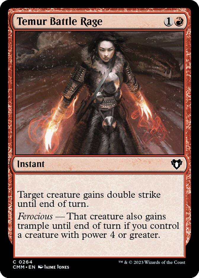 Temur Battle Rage (264) - Commander Masters (CMM)