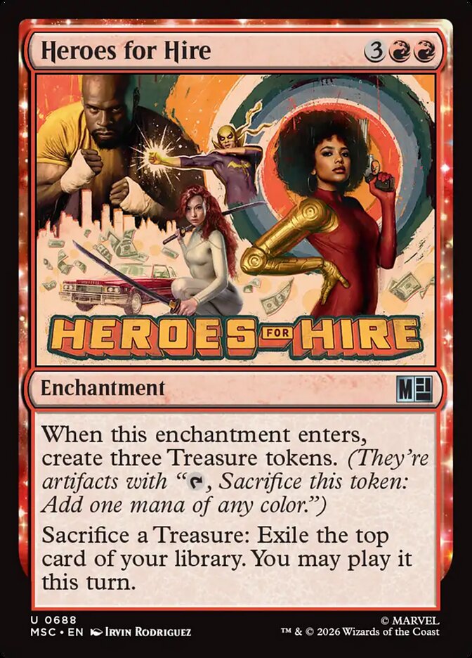 Heroes for Hire (688) - Marvel Super Heroes Commander (MSC)