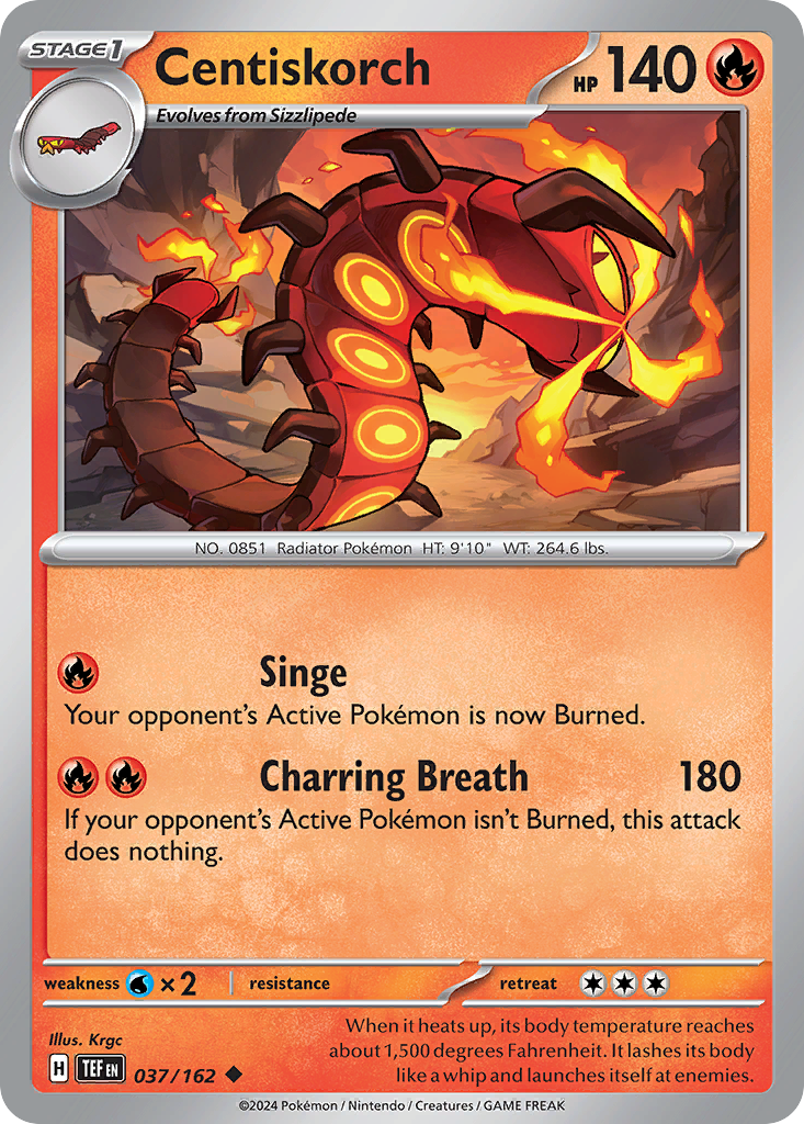 Centiskorch (37/162) - Temporal Forces (TEF)