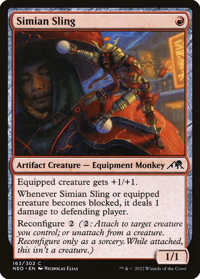 Simian Sling (163) - Kamigawa: Neon Dynasty (NEO)