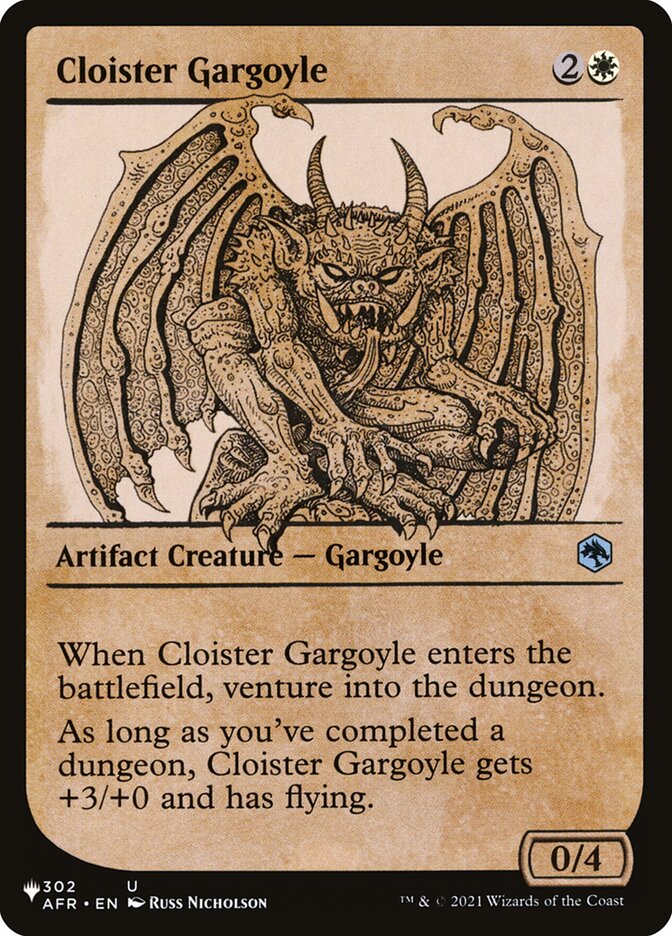 Cloister Gargoyle (AFR-302) - The List (PLST)