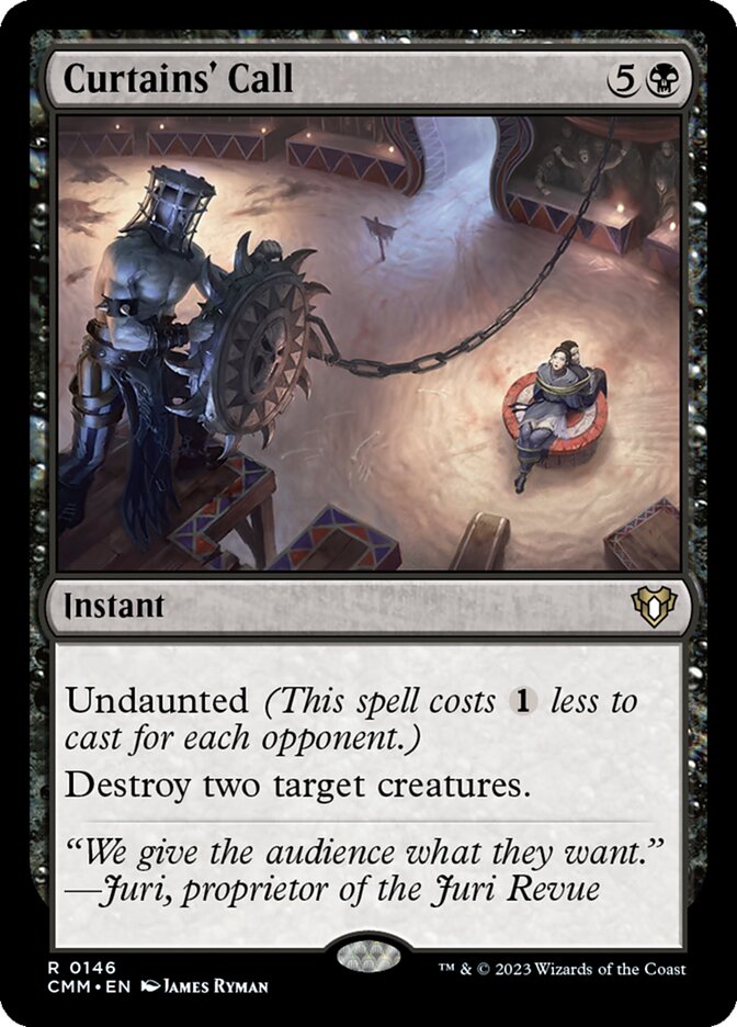 Curtains' Call (146) - Commander Masters (CMM)
