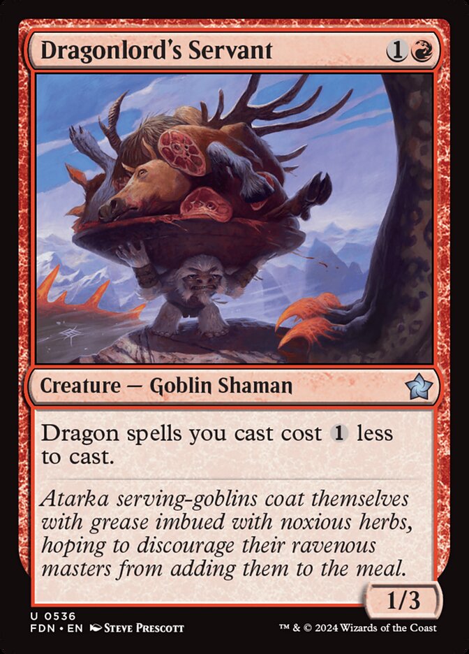 Dragonlord's Servant (536) - Foundations (FDN)
