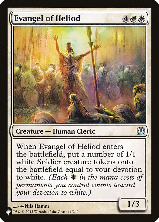 Evangel of Heliod (THS-11) - The List (PLST)
