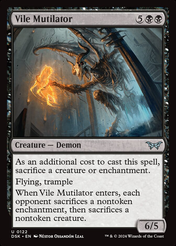 Vile Mutilator (122) - Duskmourn: House of Horror (DSK)