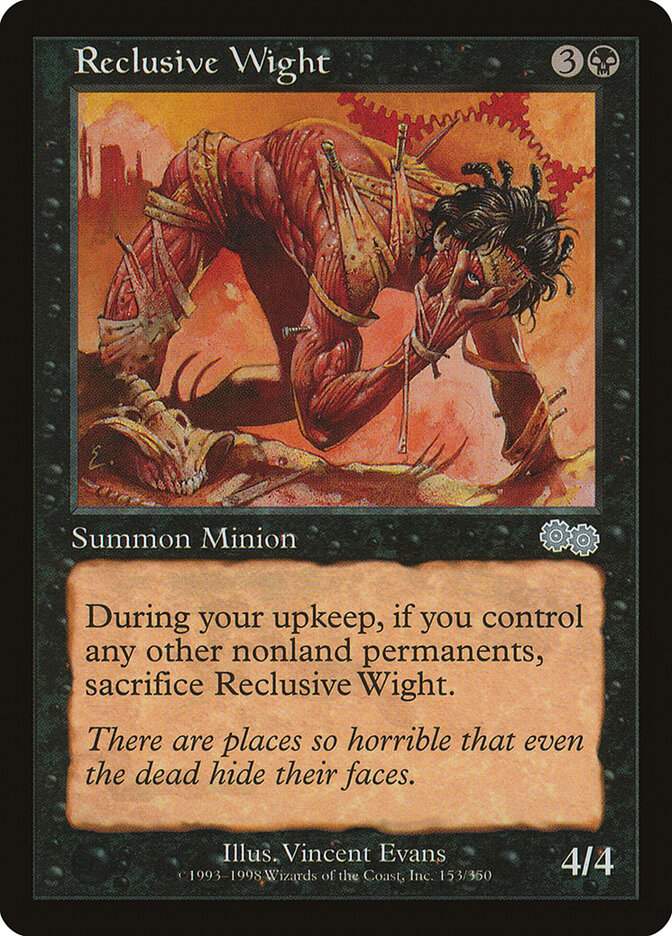 Reclusive Wight (153) - Urza's Saga (USG)