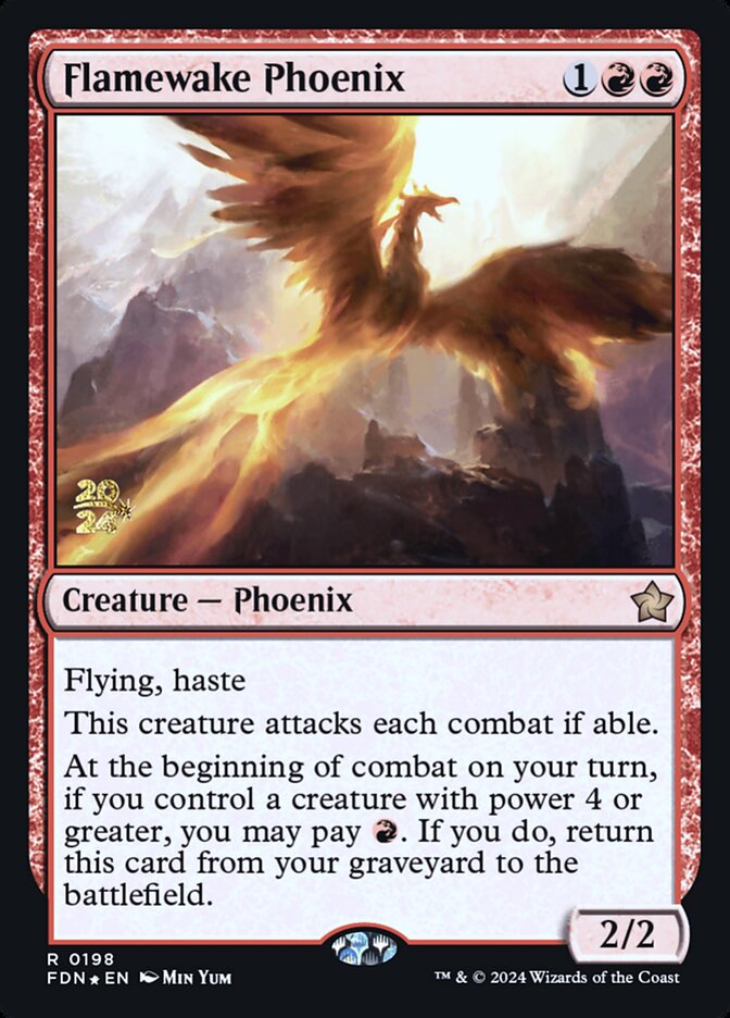 Flamewake Phoenix (198s) - Foundations Promos (PFDN)