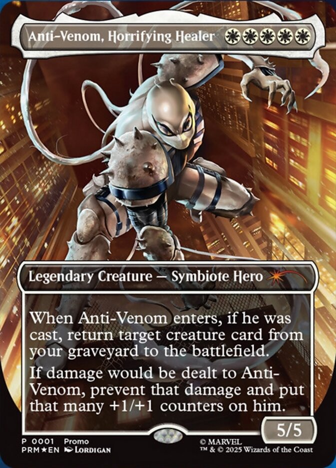 Anti-Venom, Horrifying Healer (1) - Marvel Legends Series Inserts (LMAR)
