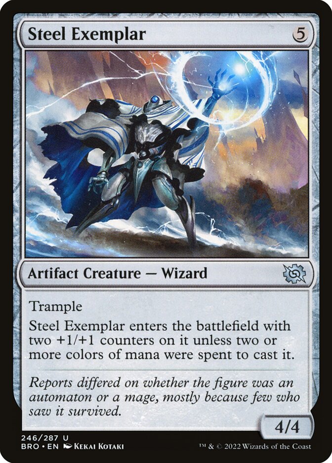 Steel Exemplar (246) - The Brothers' War (BRO)