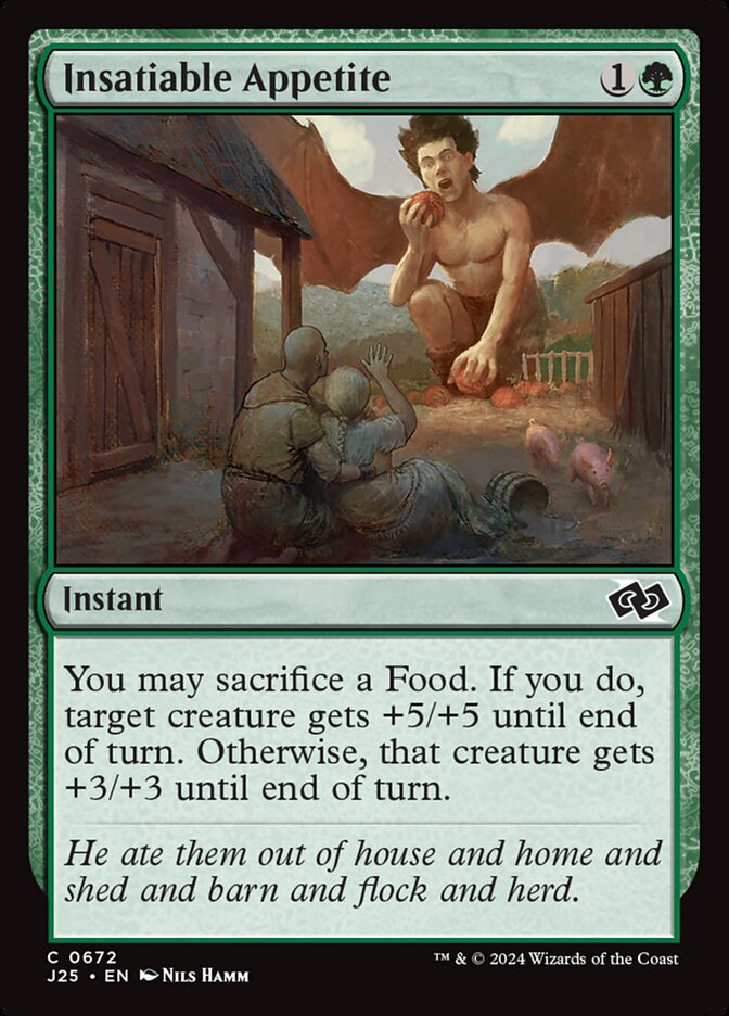Insatiable Appetite (672) - Foundations Jumpstart (J25)