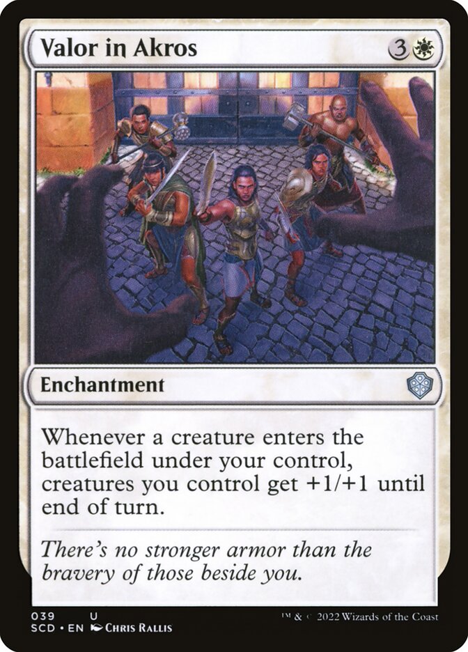 Valor in Akros (39) - Starter Commander Decks (SCD)