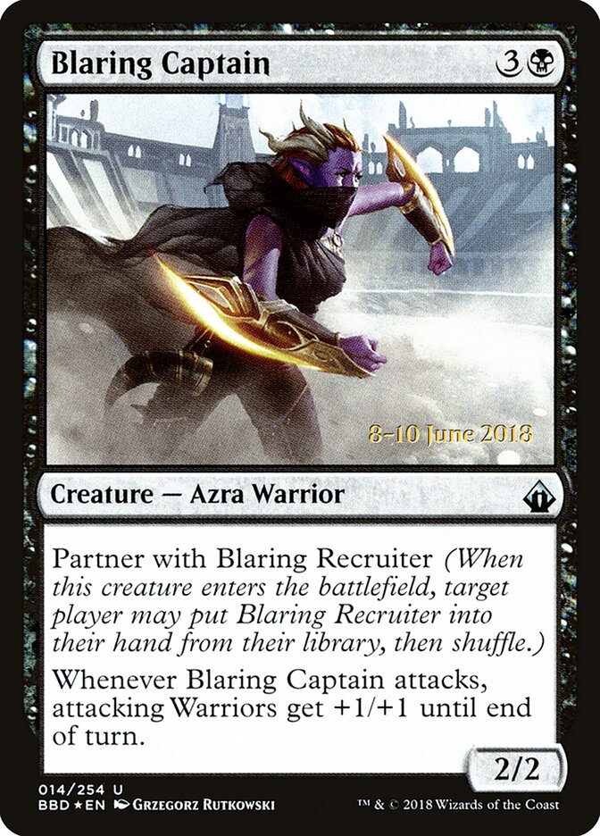 Blaring Captain (14s) - Battlebond Promos (PBBD)