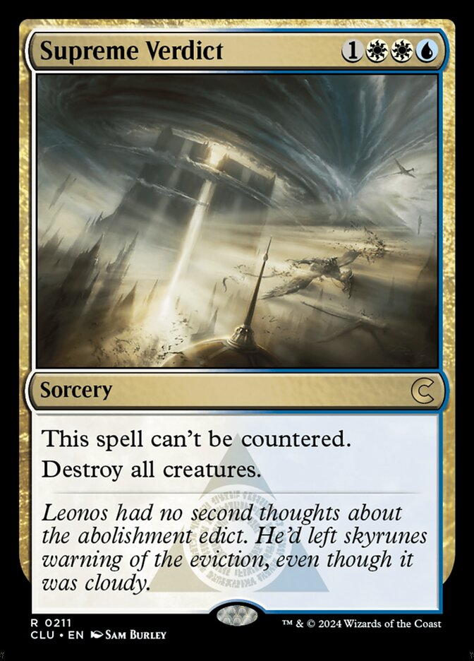 Supreme Verdict (211) - Ravnica: Clue Edition (CLU)