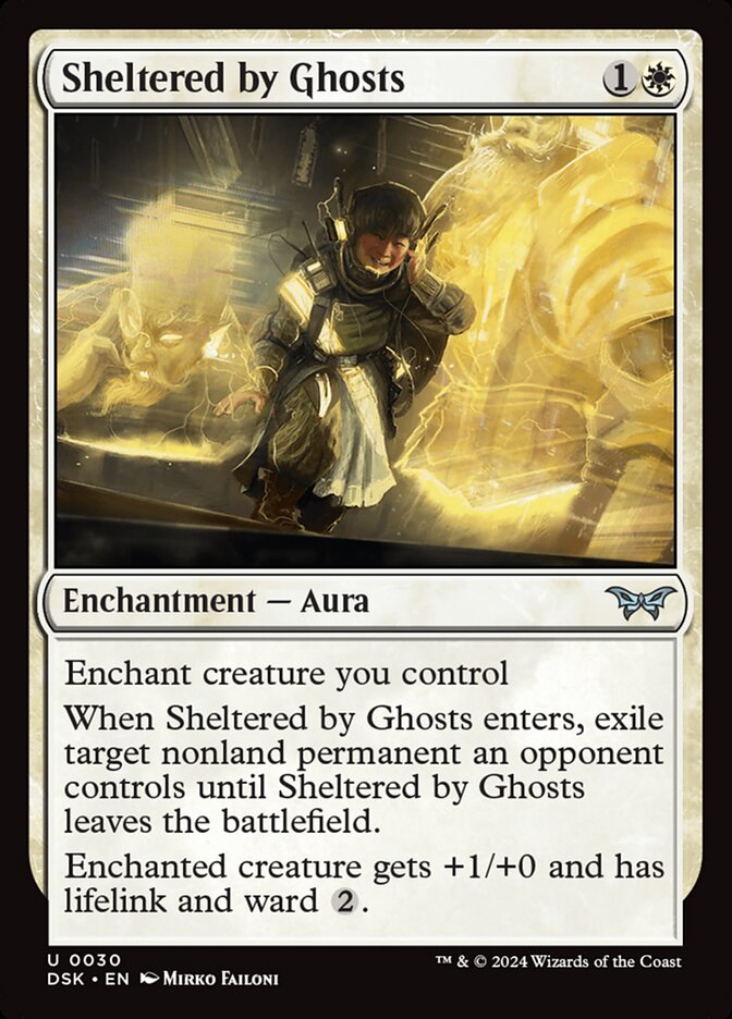 Sheltered by Ghosts (30) - Duskmourn: House of Horror (DSK)