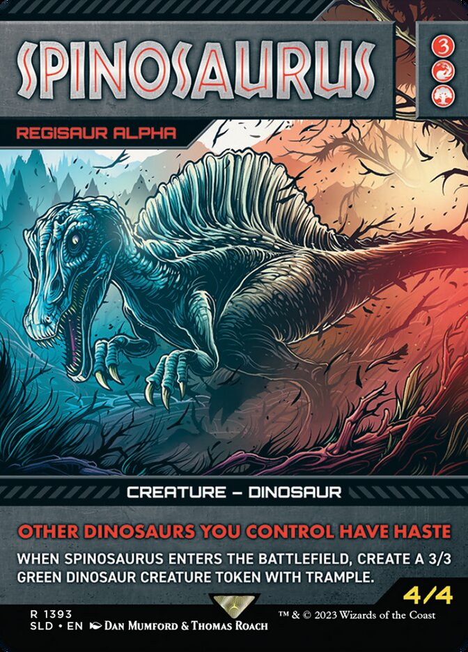 Spinosaurus - Regisaur Alpha (1393) - Secret Lair Drop (SLD)
