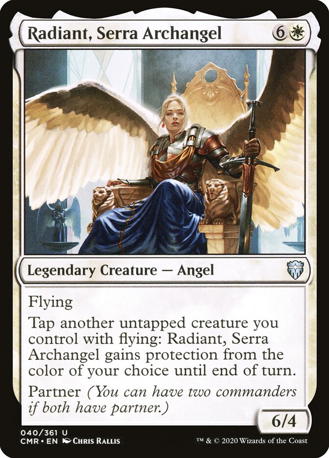 Radiant, Serra Archangel (40) - Commander Legends (CMR)