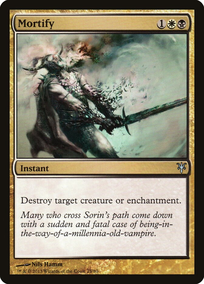 Mortify (25) - Duel Decks: Sorin vs. Tibalt (DDK)
