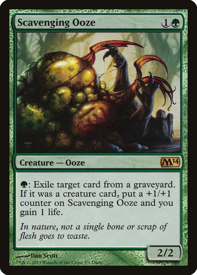 Scavenging Ooze (3) - Duels of the Planeswalkers 2014 Promos (PDP14)