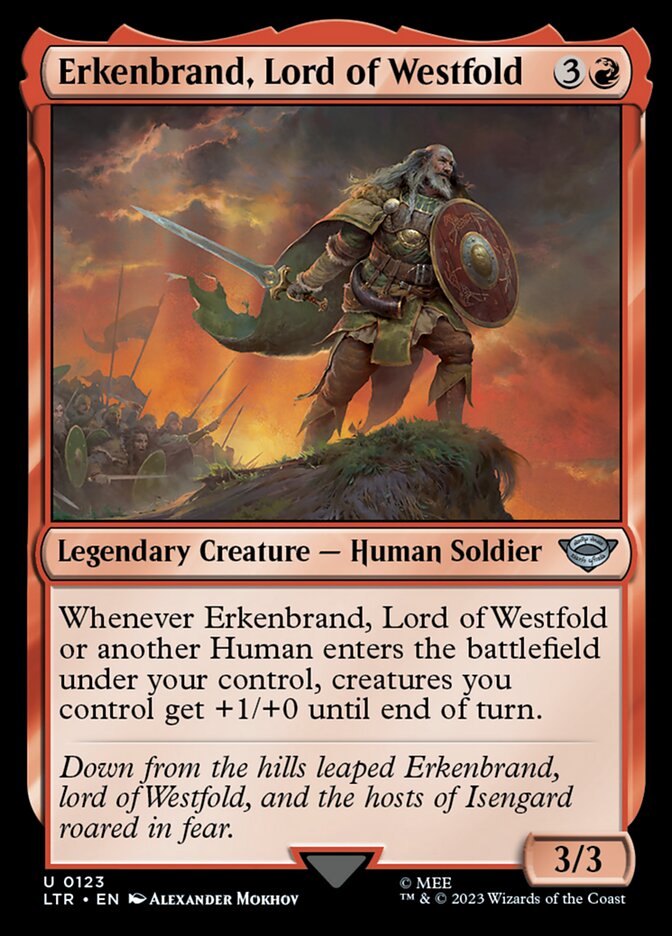 Erkenbrand, Lord of Westfold (123) - The Lord of the Rings: Tales of Middle-earth (LTR)