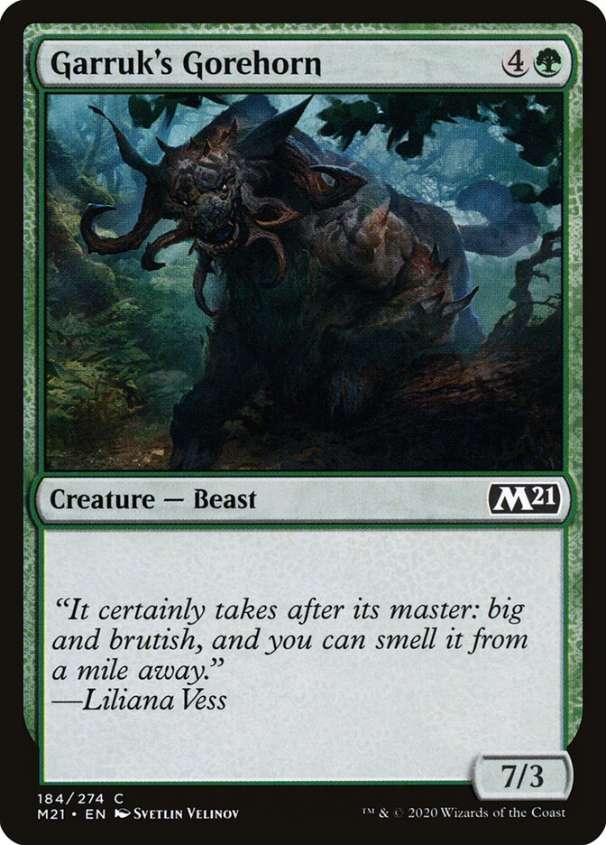Garruk's Gorehorn (184) - Core Set 2021 (M21)