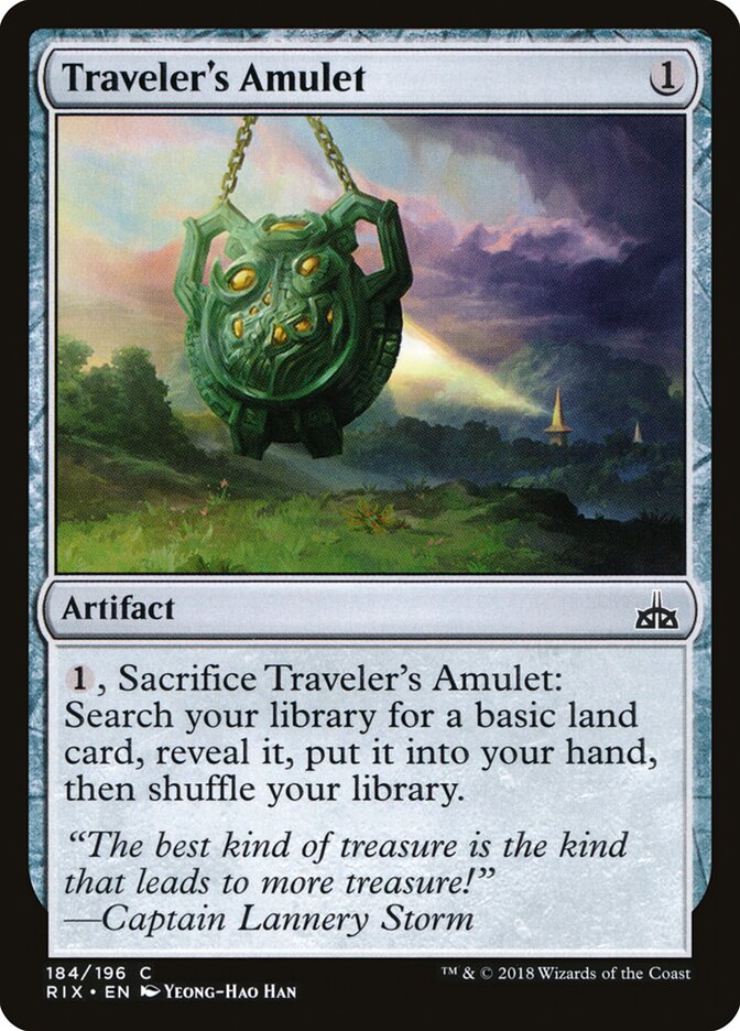 Traveler's Amulet (184) - Rivals of Ixalan (RIX)