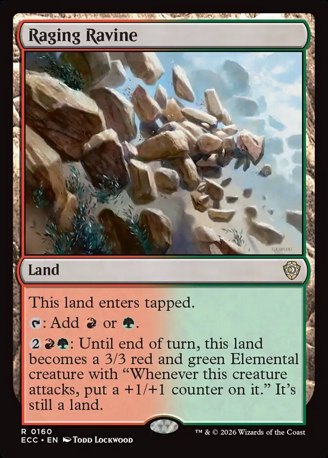 Raging Ravine (160) - Lorwyn Eclipsed Commander (ECC)