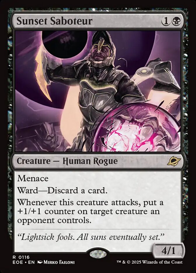 Sunset Saboteur (116) - Edge of Eternities (EOE)