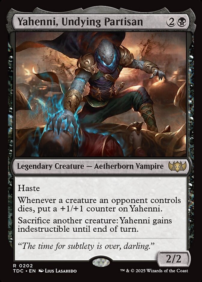 Yahenni, Undying Partisan (202) - Tarkir: Dragonstorm Commander (TDC)