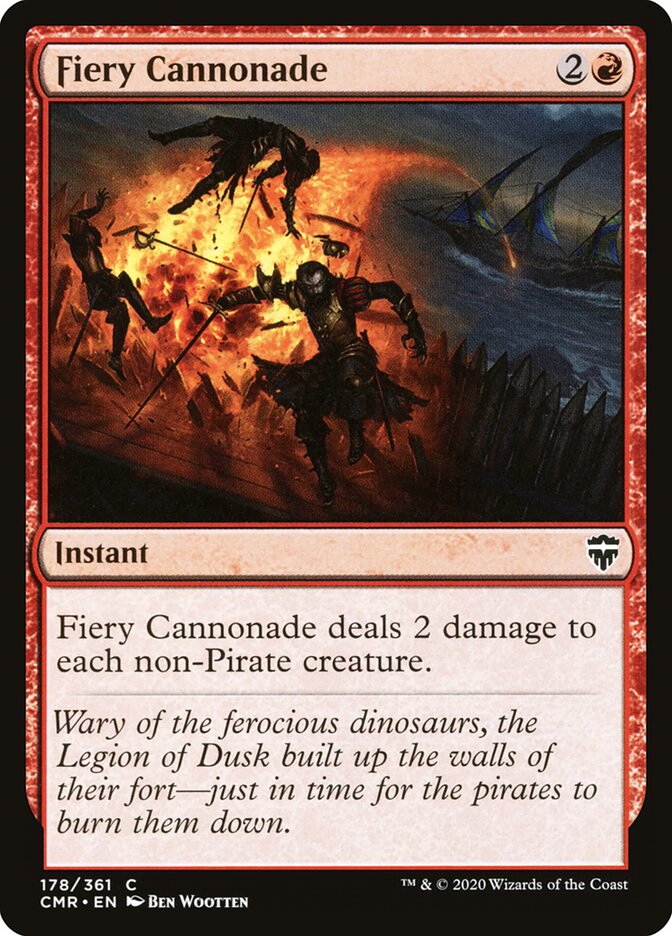 Fiery Cannonade (178) - Commander Legends (CMR)