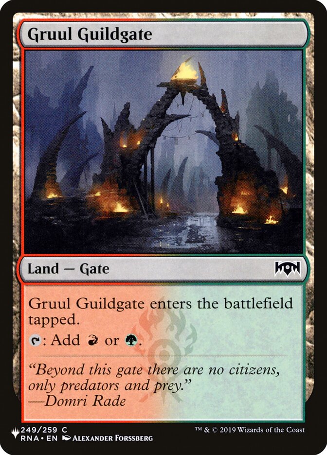 Gruul Guildgate (RNA-249) - The List (PLST)