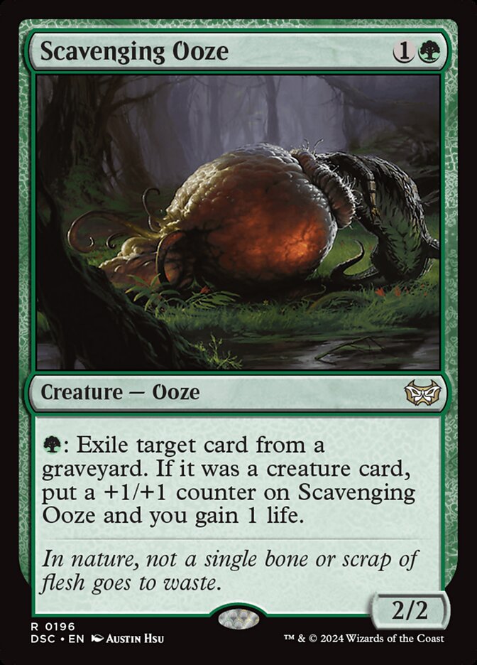 Scavenging Ooze (196) - Duskmourn: House of Horror Commander (DSC)