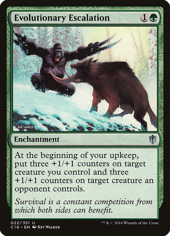 Evolutionary Escalation (22) - Commander 2016 (C16)