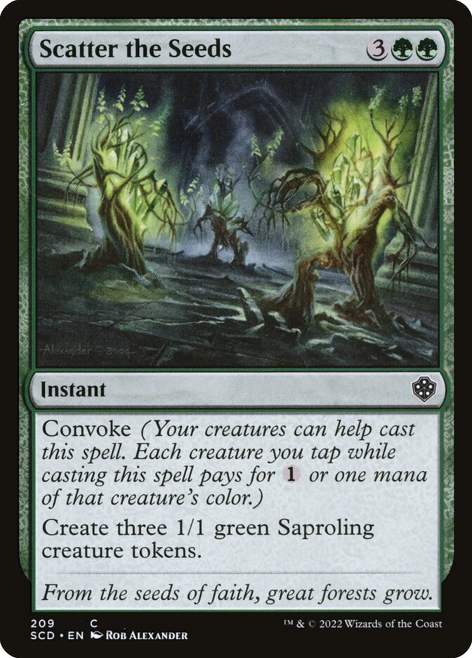 Scatter the Seeds (209) - Starter Commander Decks (SCD)