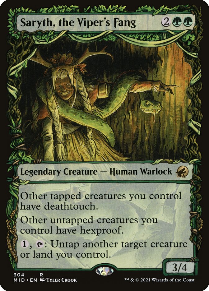 Saryth, the Viper's Fang (304) - Innistrad: Midnight Hunt (MID)