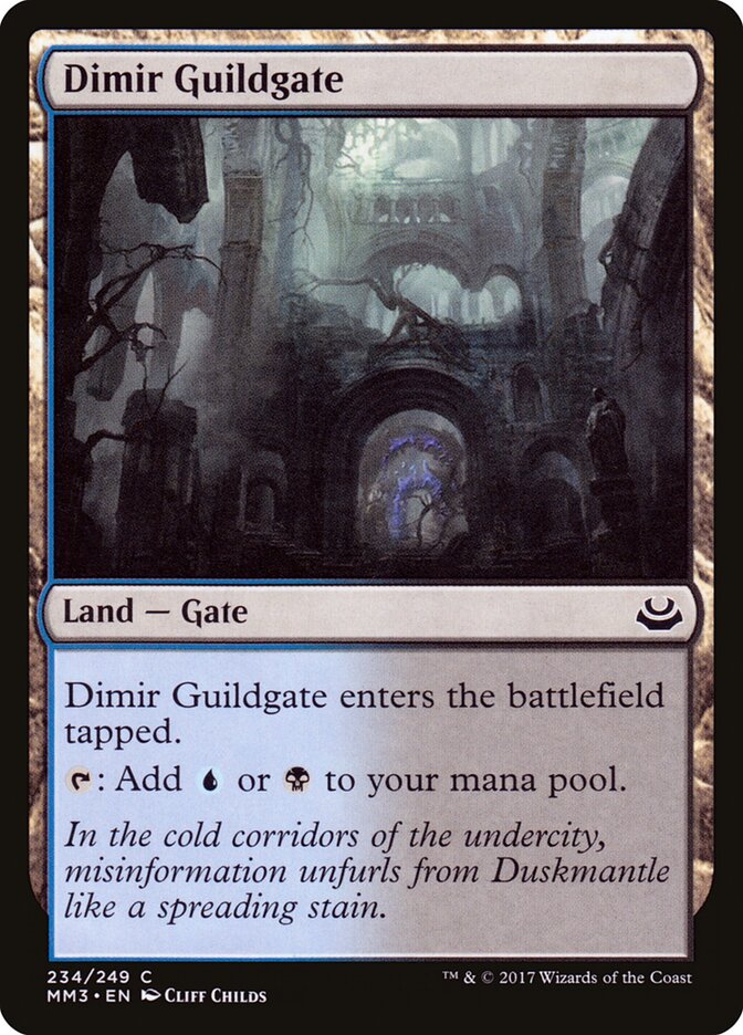 Dimir Guildgate (234) - Modern Masters 2017 (MM3)