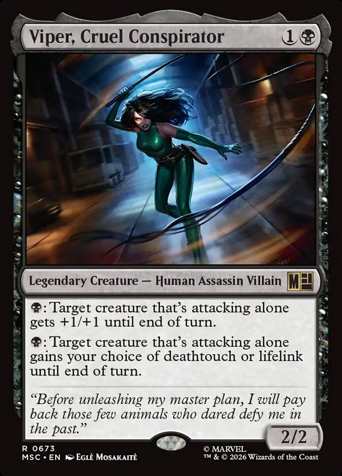 Viper, Cruel Conspirator (673) - Marvel Super Heroes Commander (MSC)
