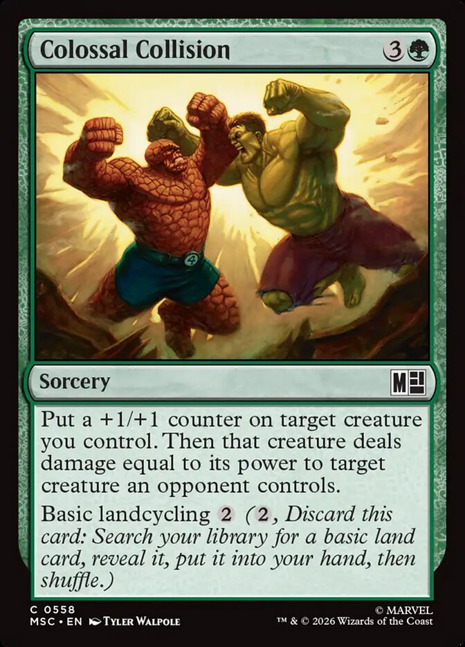 Colossal Collision (558) - Marvel Super Heroes Commander (MSC)