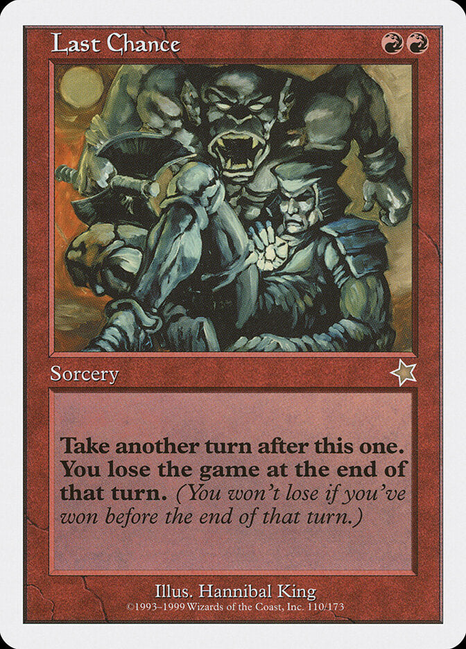 Last Chance (110) - Starter 1999 (S99)